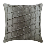 Silver Is Best - Silver Art Silk Decorative Euro Sham