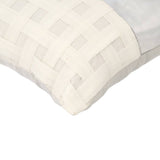 Silver N Half - Silver Art Silk Throw Pillow Cover