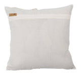 Silver N Half - Silver Art Silk Throw Pillow Cover