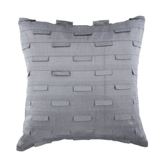 Sophistication - Teal Blue Art Silk Throw Pillow Cover