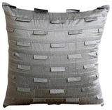 Plum Ocean - Plum Art Silk Decorative Euro Sham