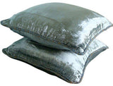 Silver Shimmer Euro Sham