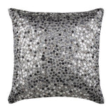 Silver Shine Silk Decorative Euro Sham