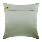 Silver Tower - Silver Art Silk Throw Pillow Cover