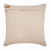 Silver Twinkles - Beige Linen Throw Pillow Cover
