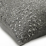 Silver Wedding - Silver Silk Decorative Euro Sham