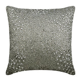 Silver Wedding Pillow Cover