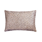 Silverware - Silver Silk Lumbar Pillow Cover