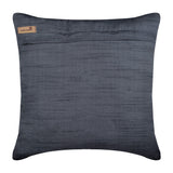 Simple Treasures - Charcoal Gray Art Silk Decorative Euro Sham