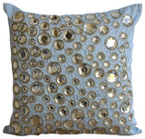 Diamante Sparkle - Purple Art Silk Throw Pillow Cover