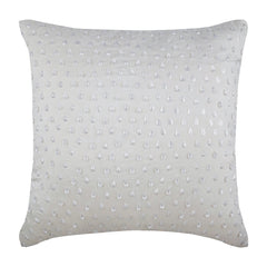Snow Queen - White Art Silk Decorative Euro Sham
