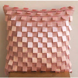 Soft Pink Dreams - Pink Faux Suede Decorative Euro Sham