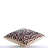 Splendor Beige Silk Throw Pillow Cover