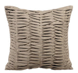 Stone Grey Wind Folds Pillow Cover