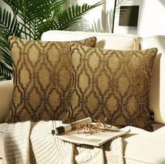 Stralight Gold - Gold Velvet Throw Cushion Cover
