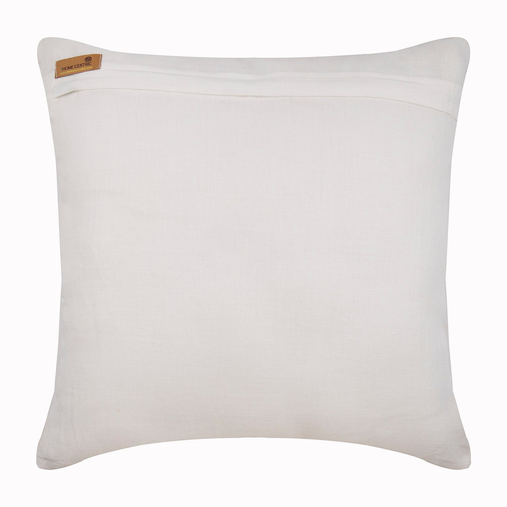 Swadika - Ivory Linen Throw Pillow Cover