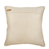 Tangled Trellis - Yellow Jacquard Art Silk Throw Pillow Cover