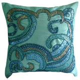 Tides Waves Throw Cushion Cover