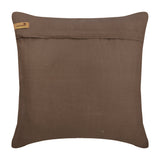 Together We Grow - Brown Cotton Linen Throw Pillow Cover