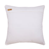 Tribal Love - Red Jacquard Silk Throw Pillow Cover