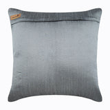 Turkish Dream - Gray Art Silk Throw Pillow Cover