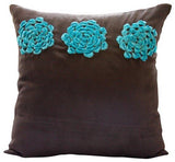 Gold Sawaan - Gold Faux Suede Decorative Euro Sham