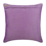 Two Tone Lotus - Purple Art Silk Throw Pillow Cover