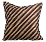 Unfolding Purple Copper - Purple Art Silk Throw Pillow Cover