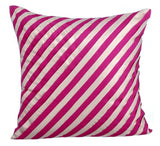 Unfolding Red Copper - Red Art Silk Throw Pillow Cover