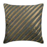 Unfolding Red Copper - Red Art Silk Decorative Euro Sham