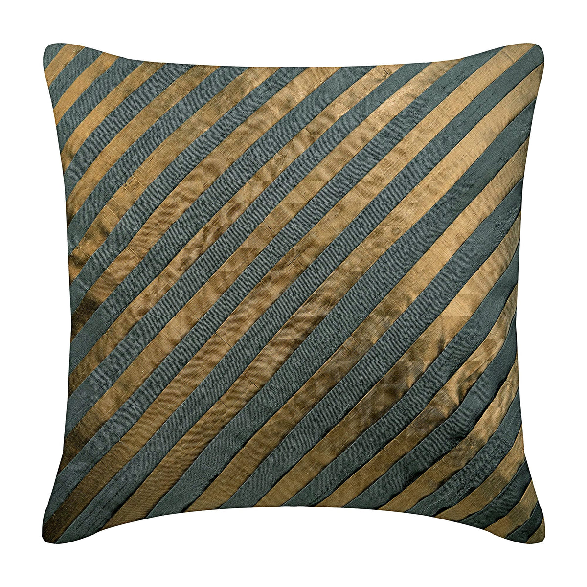 Unfolding Grey Copper Pillow Cover