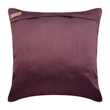 Unfolding Purple Copper - Purple Art Silk Throw Pillow Cover