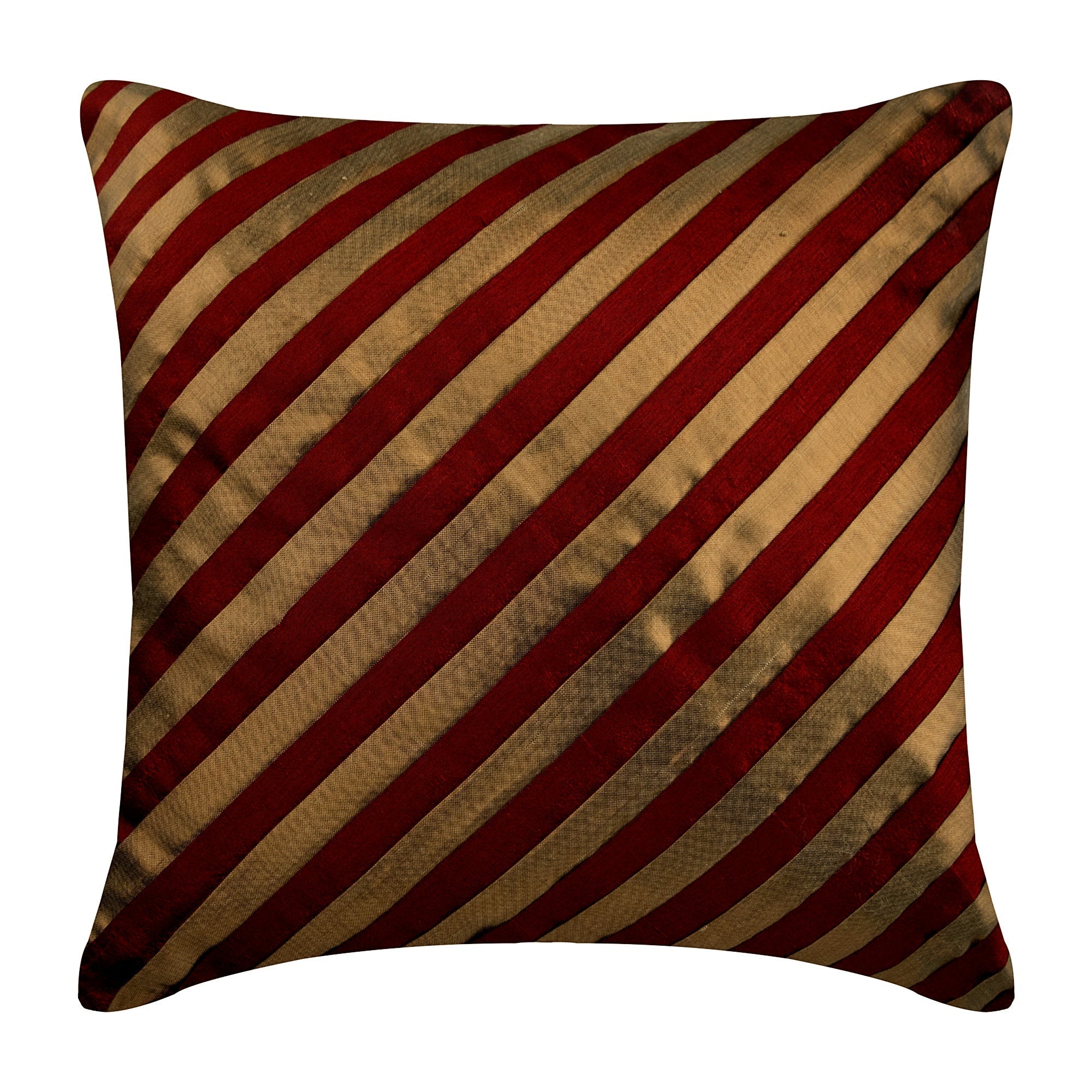 Unfolding Red Copper Pillow Cover