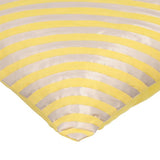 Unfolding Yellow - Yellow Art Silk Throw Pillow Cover