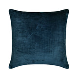 Velvet Blue Jules - Blue Velvet Decorative Euro Sham