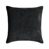 Velvet Grey Jules - Grey Velvet Throw Pillow Cover