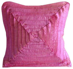Vintage Gold Frills - Gold Crushed Silk Decorative Euro Sham