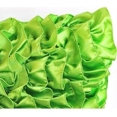 Vintage Clover Green - Clover Green Satin Decorative Euro Sham