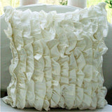 Vintage - Ivory Satin Decorative Euro Sham
