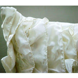 Vintage - Ivory Satin Decorative Euro Sham