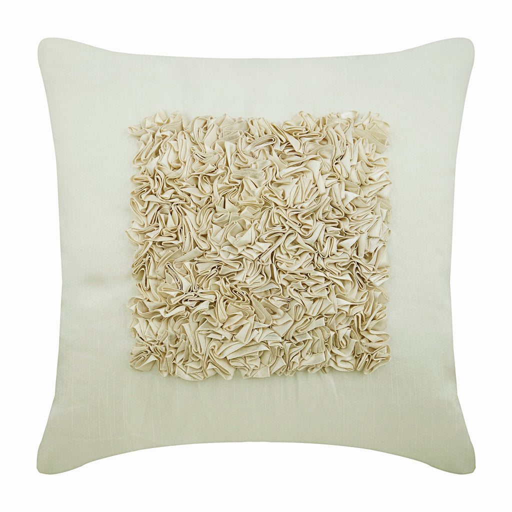 Love Vintage - Silver Art Silk Throw Pillow Cover