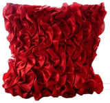 Vintage Reds - Red Satin Decorative Euro Sham