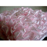 Vintage Soft Pink - Soft Pink Satin Decorative Euro Sham