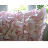 Vintage Soft Pink - Soft Pink Satin Decorative Euro Sham