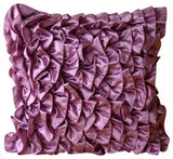 Vintage Peach - Beige Satin Decorative Euro Sham