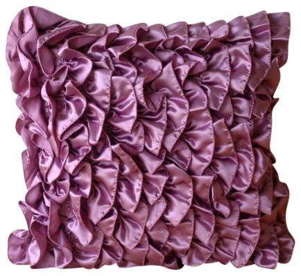 Vintage - Ivory Satin Decorative Euro Sham