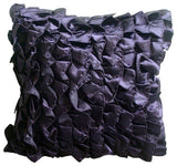 Vintage Clover Green - Clover Green Satin Throw Pillow Cover