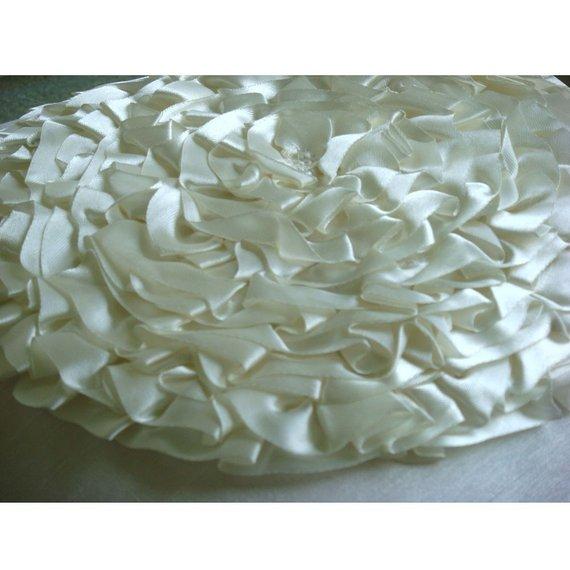 Vintageous - Ivory Suede Decorative Euro Sham