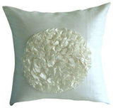 Vintageous - Ivory Suede Decorative Euro Sham