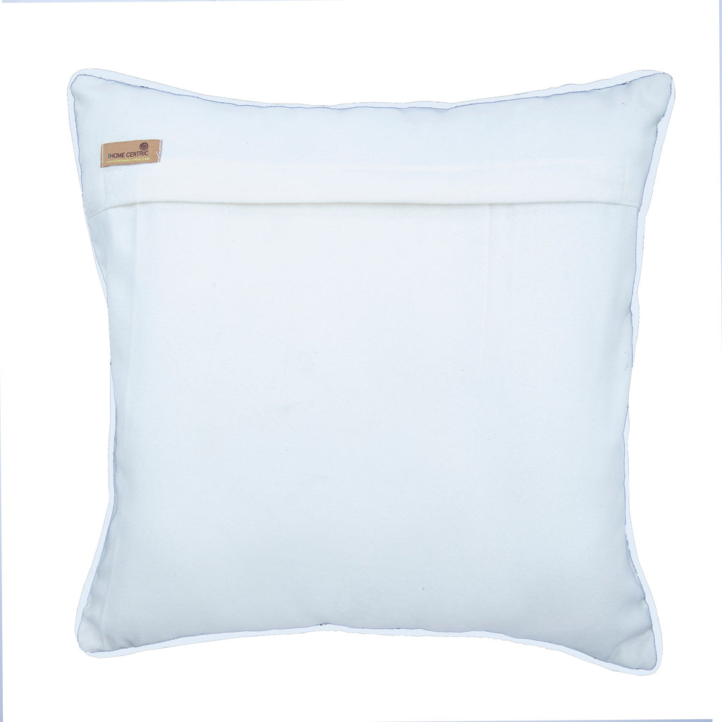 Waking Up To Bloom - Ivory Cotton Linen Throw Cushion Cover